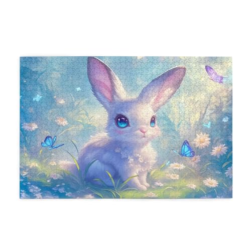 Puzzle Karikatur Puzzle 1000 Teile, Holzpuzzle Erwachsene Kaninchen 75x50cm Jigsaw Groß, Geschicklichkeitsspiel für die Ganze Familie Erholung und Entspannung, Jigsaw Geschenke für Home Decor p-1057 Puzzle Karikatur Puzzle 1000 Teile, Holzpuzzle Erwachsene Kaninchen 75x50cm Jigsaw Groß, Geschicklichkeitsspiel für die Ganze Familie Erholung und Entspannung, Jigsaw Geschenke für Home Decor p-1057 von Yuammgxi