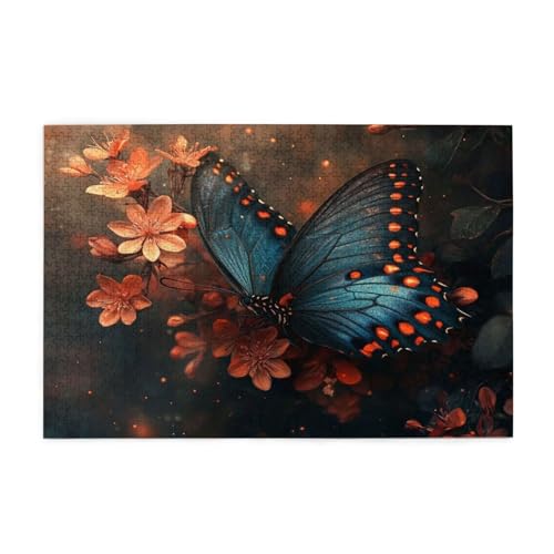 Puzzle Landschaft Puzzle 1000 Teile, Holzpuzzle Erwachsene Schmetterling 75x50cm Jigsaw Groß, Geschicklichkeitsspiel für Ganze Familie Erholung und Entspannung, Jigsaw Geschenke für Home Decor p-1403 Puzzle Landschaft Puzzle 1000 Teile, Holzpuzzle Erwachsene Schmetterling 75x50cm Jigsaw Groß, Geschicklichkeitsspiel für Ganze Familie Erholung und Entspannung, Jigsaw Geschenke für Home Decor p-1403 von Yuammgxi