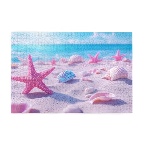 Puzzle Meer Puzzle 1000 Teile, Holzpuzzle Erwachsene Seestern 75x50cm Jigsaw Groß, Geschicklichkeitsspiel für die Ganze Familie Erholung und Entspannung, DIY Jigsaw Geschenke für Home Decor p-1278 Puzzle Meer Puzzle 1000 Teile, Holzpuzzle Erwachsene Seestern 75x50cm Jigsaw Groß, Geschicklichkeitsspiel für die Ganze Familie Erholung und Entspannung, DIY Jigsaw Geschenke für Home Decor p-1278 von Yuammgxi