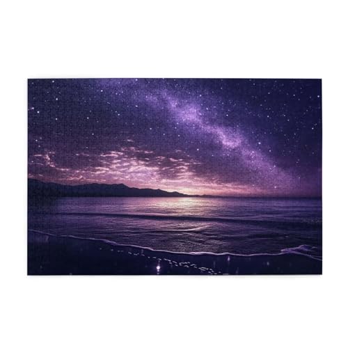 Puzzle Meer Puzzle 1000 Teile, Holzpuzzle Erwachsene Sternenhimmel 75x50cm Jigsaw Groß, Geschicklichkeitsspiel für die Ganze Familie Erholung und Entspannung, DIY Jigsaw Geschenke für Home Decor p-493 Puzzle Meer Puzzle 1000 Teile, Holzpuzzle Erwachsene Sternenhimmel 75x50cm Jigsaw Groß, Geschicklichkeitsspiel für die Ganze Familie Erholung und Entspannung, DIY Jigsaw Geschenke für Home Decor p-493 von Yuammgxi