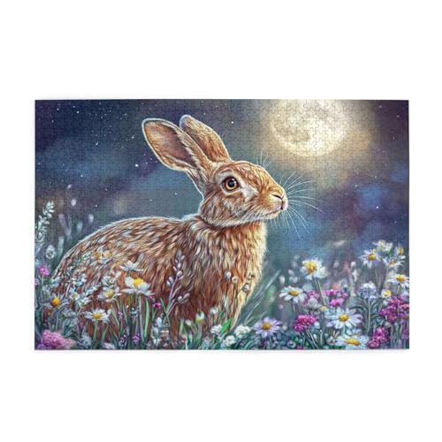 Puzzle Ostern Puzzle 1000 Teile, Holzpuzzle Erwachsene Tier 75x50cm Jigsaw Groß, Geschicklichkeitsspiel für die Ganze Familie Erholung und Entspannung, DIY Jigsaw Geschenke für Home Decor p-424 Puzzle Ostern Puzzle 1000 Teile, Holzpuzzle Erwachsene Tier 75x50cm Jigsaw Groß, Geschicklichkeitsspiel für die Ganze Familie Erholung und Entspannung, DIY Jigsaw Geschenke für Home Decor p-424 von Yuammgxi