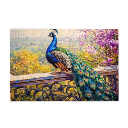 Puzzle Pfau Puzzle 1000 Teile, Holzpuzzle Erwachsene Landschaft 75x50cm Jigsaw Groß, Geschicklichkeitsspiel für die Ganze Familie Erholung und Entspannung, DIY Jigsaw Geschenke für Home Decor p-68 Puzzle Pfau Puzzle 1000 Teile, Holzpuzzle Erwachsene Landschaft 75x50cm Jigsaw Groß, Geschicklichkeitsspiel für die Ganze Familie Erholung und Entspannung, DIY Jigsaw Geschenke für Home Decor p-68 von Yuammgxi