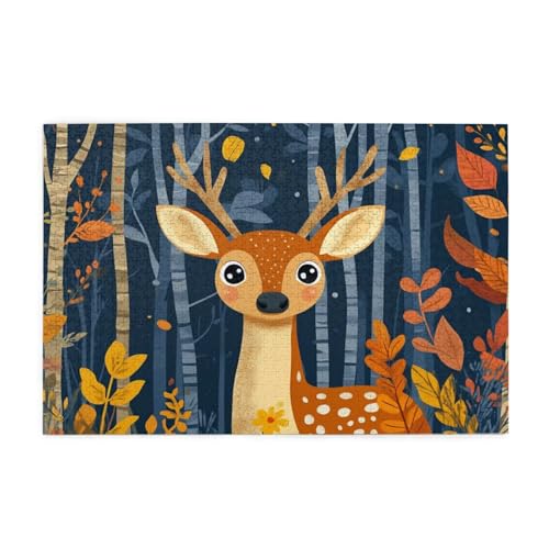 Puzzle REH Puzzle 1000 Teile, Holzpuzzle Erwachsene Karikatur 75x50cm Jigsaw Groß, Geschicklichkeitsspiel für die Ganze Familie Erholung und Entspannung, DIY Jigsaw Geschenke für Home Decor p-753 Puzzle REH Puzzle 1000 Teile, Holzpuzzle Erwachsene Karikatur 75x50cm Jigsaw Groß, Geschicklichkeitsspiel für die Ganze Familie Erholung und Entspannung, DIY Jigsaw Geschenke für Home Decor p-753 von Yuammgxi