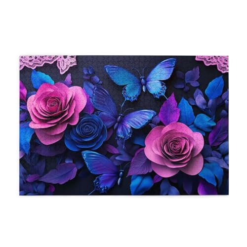 Puzzle Rot Puzzle 1000 Teile, Holzpuzzle Erwachsene Rose 75x50cm Jigsaw Groß, Geschicklichkeitsspiel für die Ganze Familie Erholung und Entspannung, DIY Farbe Jigsaw Geschenke für Home Decor p-568 Puzzle Rot Puzzle 1000 Teile, Holzpuzzle Erwachsene Rose 75x50cm Jigsaw Groß, Geschicklichkeitsspiel für die Ganze Familie Erholung und Entspannung, DIY Farbe Jigsaw Geschenke für Home Decor p-568 von Yuammgxi