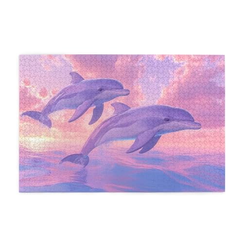 Puzzle Strand Puzzle 1000 Teile, Holzpuzzle Erwachsene Tier 75x50cm Jigsaw Groß, Geschicklichkeitsspiel für die Ganze Familie Erholung und Entspannung, DIY Jigsaw Geschenke für Home Decor p-1289 von Yuammgxi