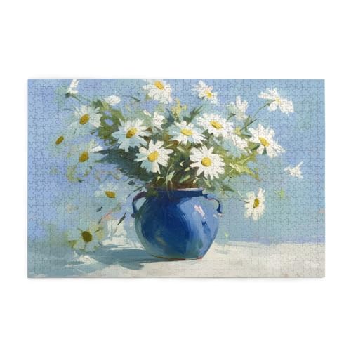 Puzzle Strauß Puzzle 1000 Teile, Holzpuzzle Erwachsene Gänseblümchen 75x50cm Jigsaw Groß, Geschicklichkeitsspiel für die Ganze Familie Erholung und Entspannung, Jigsaw Geschenke für Home Decor p-927 Puzzle Strauß Puzzle 1000 Teile, Holzpuzzle Erwachsene Gänseblümchen 75x50cm Jigsaw Groß, Geschicklichkeitsspiel für die Ganze Familie Erholung und Entspannung, Jigsaw Geschenke für Home Decor p-927 von Yuammgxi