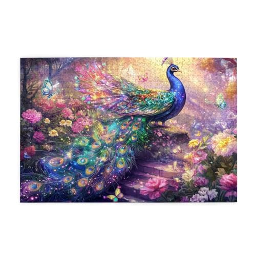 Puzzle Tier Puzzle 1000 Teile, Holzpuzzle Erwachsene Pfau 75x50cm Jigsaw Groß, Geschicklichkeitsspiel für die Ganze Familie Erholung und Entspannung, DIY Farbe Jigsaw Geschenke für Home Decor p-697 Puzzle Tier Puzzle 1000 Teile, Holzpuzzle Erwachsene Pfau 75x50cm Jigsaw Groß, Geschicklichkeitsspiel für die Ganze Familie Erholung und Entspannung, DIY Farbe Jigsaw Geschenke für Home Decor p-697 von Yuammgxi