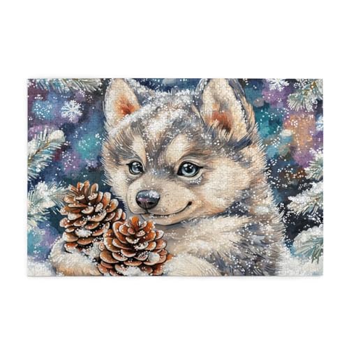 Puzzle Tier Puzzle 1000 Teile, Holzpuzzle Erwachsene Retro 75x50cm Jigsaw Groß, Geschicklichkeitsspiel für die Ganze Familie Erholung und Entspannung, DIY Jigsaw Geschenke für Home Decor p-769 von Yuammgxi