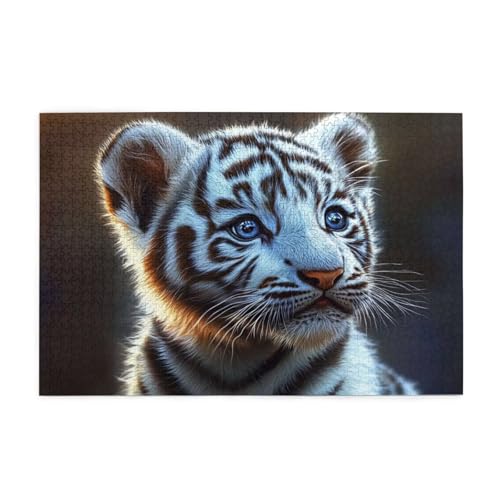 Puzzle Tier Puzzle 1000 Teile, Holzpuzzle Erwachsene Tiger 75x50cm Jigsaw Groß, Geschicklichkeitsspiel für die Ganze Familie Erholung und Entspannung, DIY Jigsaw Geschenke für Home Decor p-1807 Puzzle Tier Puzzle 1000 Teile, Holzpuzzle Erwachsene Tiger 75x50cm Jigsaw Groß, Geschicklichkeitsspiel für die Ganze Familie Erholung und Entspannung, DIY Jigsaw Geschenke für Home Decor p-1807 von Yuammgxi