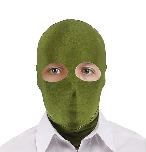 YuanDiann Erwachsene Zentai Maske Cosplay Lycraspandex Stretch Sturmhaube Balaclava Halloween Anime Bühnen Performance Kostüm Armeegrün offene Augen YuanDiann Erwachsene Zentai Maske Cosplay Lycraspandex Stretch Sturmhaube Balaclava Halloween Anime Bühnen Performance Kostüm Armeegrün offene Augen von YuanDiann