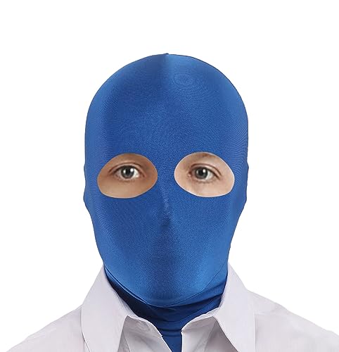 YuanDiann Erwachsene Zentai Maske Cosplay Lycraspandex Stretch Sturmhaube Balaclava Halloween Anime Bühnen Performance Kostüm Saphirblau offene Augen und Mund YuanDiann Erwachsene Zentai Maske Cosplay Lycraspandex Stretch Sturmhaube Balaclava Halloween Anime Bühnen Performance Kostüm Saphirblau offene Augen und Mund von YuanDiann