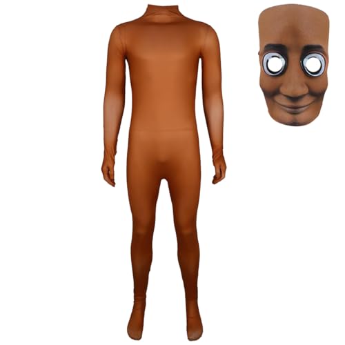 YuanDiann Kinder Italian Brainrot Cosplay Kostüm Tung Tung Tung Sahur Overall mit Maske, Aufblasbarer Keule für Halloween, Karneval & Party Jungen Mädchen Outfit Set 1# + Maske 140 YuanDiann Kinder Italian Brainrot Cosplay Kostüm Tung Tung Tung Sahur Overall mit Maske, Aufblasbarer Keule für Halloween, Karneval & Party Jungen Mädchen Outfit Set 1# + Maske 140 von YuanDiann
