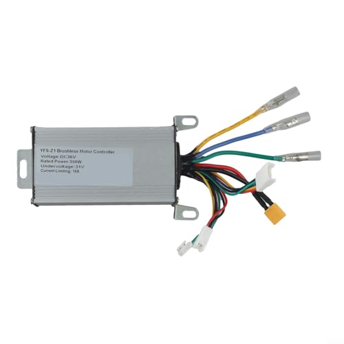 Elektromotor-Controller, 36 V, 350 W, 15 A, Controller, elektrischer bürstenloser Motor, Hochleistungs-Controller, einfacher Ersatz für EScooter Elektromotor-Controller, 36 V, 350 W, 15 A, Controller, elektrischer bürstenloser Motor, Hochleistungs-Controller, einfacher Ersatz für EScooter von Yuanpgky