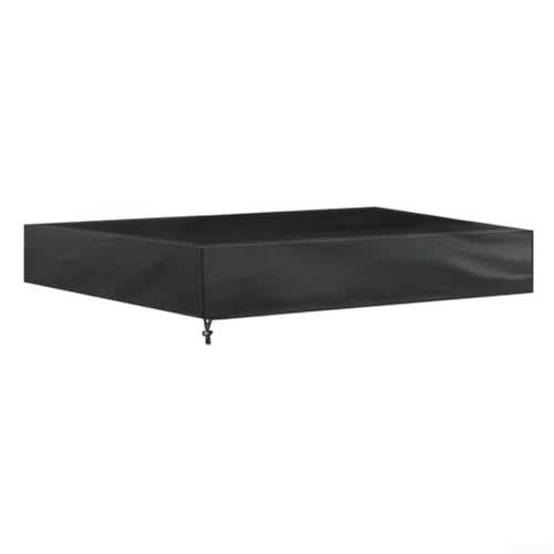 Sandkastenabdeckung, wasserdicht, quadratisch, 210D-Oxford-Stoff, staubdicht, Schutzhülle für Kinder, Outdoor, Spiel, Sandaufbewahrung (schwarz, 180 x 180 cm) von Yuanpgky