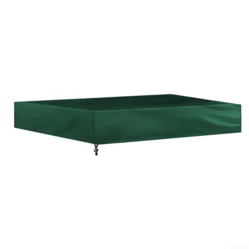 Sandkastenabdeckung, wasserdicht, quadratisch, 210D-Oxford-Stoff, staubdicht, Schutzhülle für Kinder, Outdoor-Spiel, Sandaufbewahrung (grün, 120 x 120 cm) von Yuanpgky