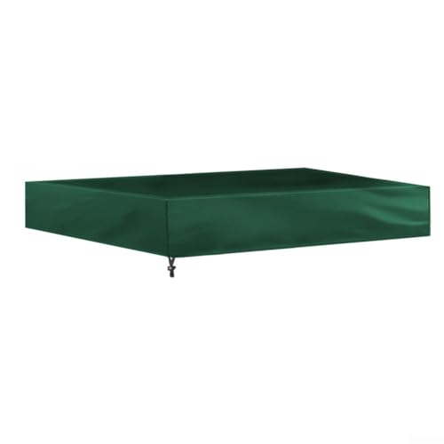 Sandkastenabdeckung, wasserdicht, quadratisch, 210D-Oxford-Stoff, staubdicht, Schutzhülle für Kinder, Outdoor-Spiel, Sandaufbewahrung (grün, 180 x 180 cm) von Yuanpgky