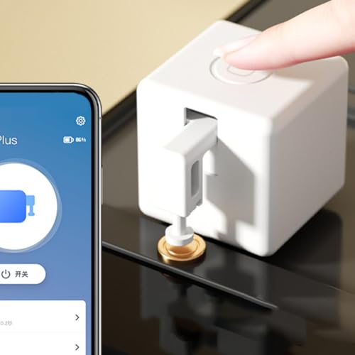 Yuanpgky Finger Robot Plus Kompatibel mit App, Kabellose Fernbedienung und Sprachsteuerung, Touch-Panel-Schalter, einstellbares Timing und Bewegung, batteriebetrieben, von Yuanpgky
