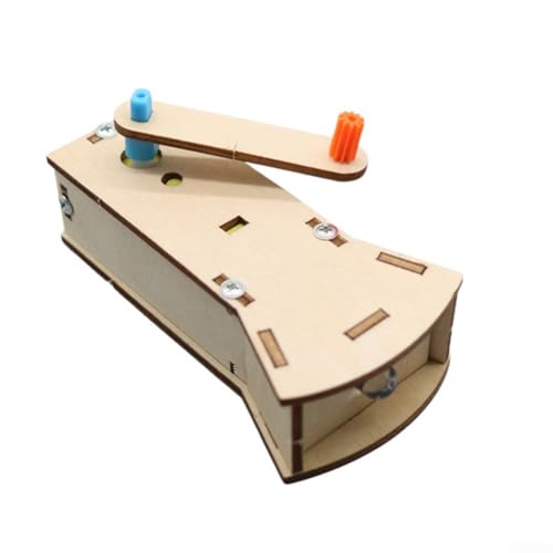 Yuanpgky Handkurbel-Generator-Set, DIY-Stromerzeugungsmodell mit handgekröpfter Holz-Taschenlampe für pädagogische Physik-Experimente und erneuerbare Energien (sku) von Yuanpgky