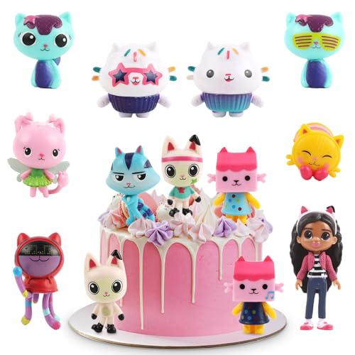 13 Pcs Gabby Geburtstags Tortendeko, Gabby Figurenset, Gabby Cake Topper Figuren Set, Gabby Kuchendeko, Gabby Figures Kindergeburtstag, Gabby Geburtstag Deko, Puppen Ornamente, Tortendeko Mädchen 13 Pcs Gabby Geburtstags Tortendeko, Gabby Figurenset, Gabby Cake Topper Figuren Set, Gabby Kuchendeko, Gabby Figures Kindergeburtstag, Gabby Geburtstag Deko, Puppen Ornamente, Tortendeko Mädchen von Yuarlky