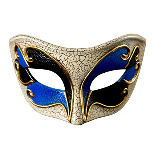 Yudiega Maskerade Maske für Männer Frauen Venezianische Frauen Maske Maskerade Vintage Retro Venezianische Crack Karneval Cosplay Party Requisiten Maske Fancy Maske Bar Party Geeignet für Halloween, von Yudiega
