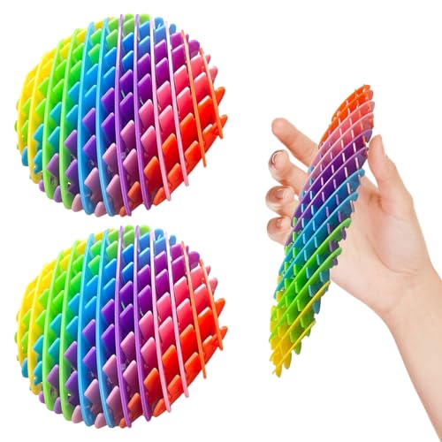 2-Stück Fidget-Toys,Stretchy Fidget Worm,Stressabbau Erwachsene Fidget Toy,LGBTQ-Regenbogen Spielzeug,Sensory Fang Den Wurm Spiel,Zappelspielzeug Wurm Spiel Kinder,Anti Stress Spielzeug Erwachsene von YueJieSelected