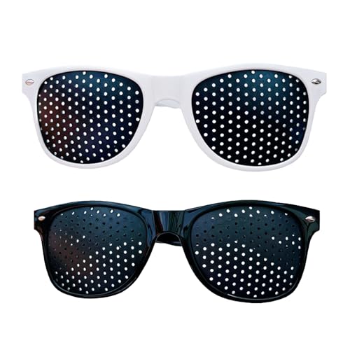 2-Stück Rasterbrille,Pinhole Glasses,Rasterbrille Augentraining,Lochbrille für Augentraining,Lochbrille für Augentraining Original,Korrekturbrille Komfortable,Entspannung Augen-training Loch-Brille 2-Stück Rasterbrille,Pinhole Glasses,Rasterbrille Augentraining,Lochbrille für Augentraining,Lochbrille für Augentraining Original,Korrekturbrille Komfortable,Entspannung Augen-training Loch-Brille von YueJieSelected