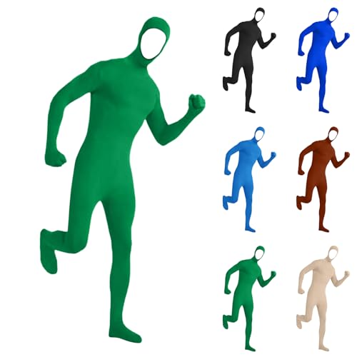 Unisex Cosplay Bodysuit Ganzkörperanzug Tight Bodysuit Kostüm Ganzkörper Overalls Cosplay Jumpsuit für Party Halloween Weihnachten Anime Bühnen Performance Karneval Orange Kostüm Outfit (1-Green, 140) Unisex Cosplay Bodysuit Ganzkörperanzug Tight Bodysuit Kostüm Ganzkörper Overalls Cosplay Jumpsuit für Party Halloween Weihnachten Anime Bühnen Performance Karneval Orange Kostüm Outfit (1-Green, 140) von YueYue