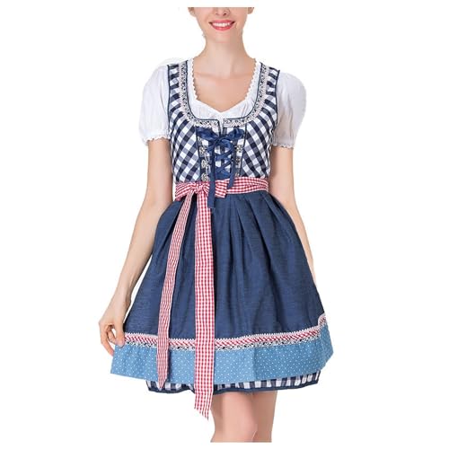 YueYue Damen Halloween Oktoberfest Frack Body Sculpting Bühnenkostüm Kostümanzug Jirou-Cosplay-Kostüm Kostüm Kugelgürtel Cosplay (Blue, S) von YueYue