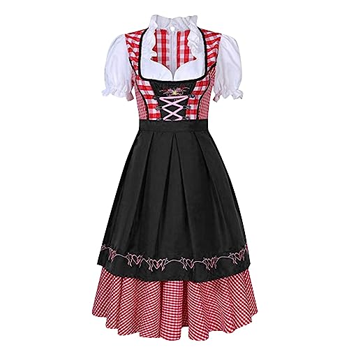 YueYue Damen Halloween Oktoberfest Kleid Body Sculpting Bühnenkostüm Kostüm Erwachsener Tierpyjama Halloween Cosplay Kostüm (XXL) von YueYue