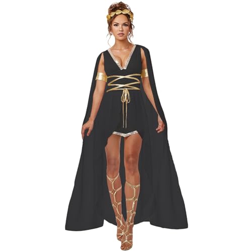 YueYue Griechisches Kostüm für Erwachsene Damen, Halloween-Kostüm Todoroki Cosplay Kostüm Für (XL) von YueYue