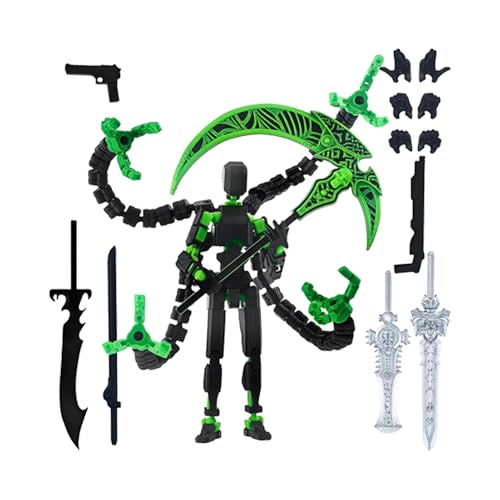 Yuecjian 3D Gedruckte Spielfigur,Dekorative Modellfiguren für Basteln | Sammlerstück Mehrfach gegliedertes Modell für Sammler Fans und Kinder Jugendliche Erwachsene Schreibtisch Bücherregal von Yuecjian