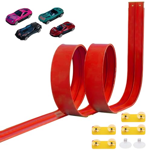 Yuecjian Flexible Autorennbahn | Rennbahn Set Für Kleinkinder 5 Meter,Interaktives Rennauto Spielzeug Für Mädchen Indoor Zuhause Yuecjian Flexible Autorennbahn | Rennbahn Set Für Kleinkinder 5 Meter,Interaktives Rennauto Spielzeug Für Mädchen Indoor Zuhause von Yuecjian