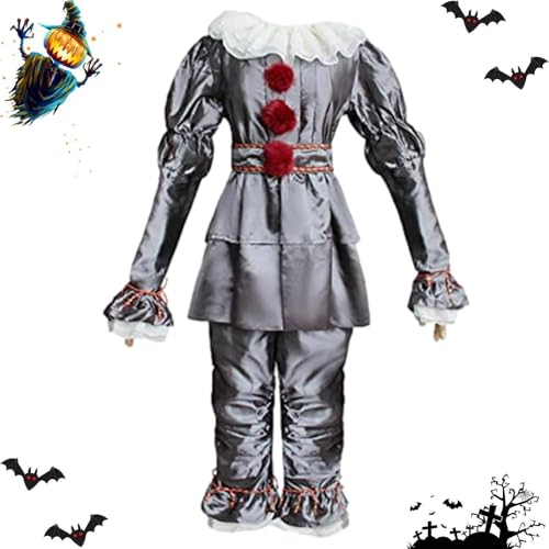 Yuecjian Halloween Clown Kostüm | Gruselige Clown Verkleidung für Damen - Zubehör Für Faschingskostüm Gruselparty Karneval Fotografie Yuecjian Halloween Clown Kostüm | Gruselige Clown Verkleidung für Damen - Zubehör Für Faschingskostüm Gruselparty Karneval Fotografie von Yuecjian