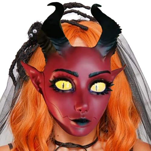 Yuecjian Halloween Maskenball Maske | Gruselige Halloween Kostüme - Verstellbare bequeme Gesichtsbedeckung als Verkleidungszubehör für Rollenspiel, Karneval, Feiern, Feste, Auftritte, Veranstaltungen Yuecjian Halloween Maskenball Maske | Gruselige Halloween Kostüme - Verstellbare bequeme Gesichtsbedeckung als Verkleidungszubehör für Rollenspiel, Karneval, Feiern, Feste, Auftritte, Veranstaltungen von Yuecjian