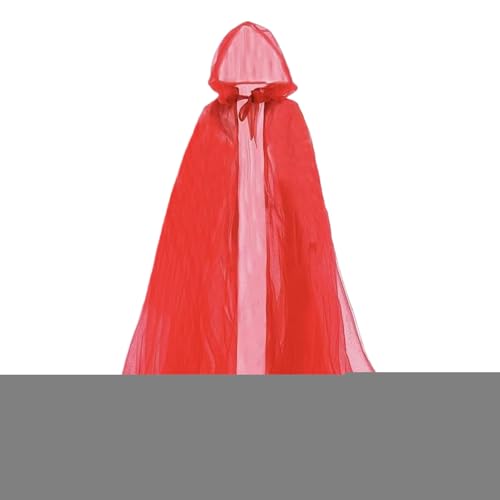 Yuecjian Hexenmantel - Durchsichtiger Langer Tüllumhang | Kostüme und Cosplay Bekleidung für verschiedene Anlässe wie, Herbst, Halloween, Bühnenauftritte, Cosplay, Geisterfotofestivals und Goth von Yuecjian