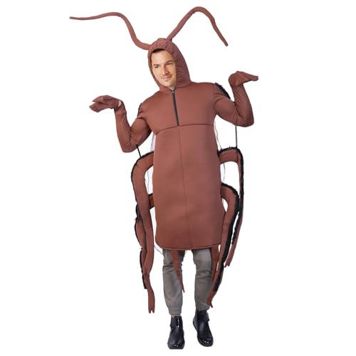 Yuecjian Tierkostüm Outfit, Kostüm Für Erwachsene Als Sechsbeiniges Tier Halloween, Auffälliges Design Gag Scherz Kostüm Für Alle von Yuecjian