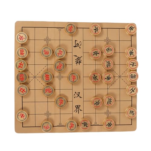 Yuecoom Chinesisches Schachspielset, 24 × 21,3 Zoll, Traditionelle Xiangqi-Klassik Mit Komfortablem Touch Für 2 Spieler, Mit Aufbewahrungskoffer von Yuecoom