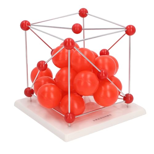Yuecoom Metall-Molekülmodell, Kunststoff-Molekülmodell-Kit, Steinkristall-Molekülstruktur-Modell-Werkzeug, Molekularmodell-Bildungswerkzeuge Für Klassenzimmer, Labor von Yuecoom