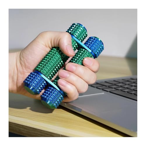Yuelulala Pain Stim Fidget Roller für Erwachsene, Büro, Schreibtisch, Stressabbau, sensorische Hilfe, Taschengeschenke für ihn, Kollegen, Angstlinderung (A166-1) von Yuelulala