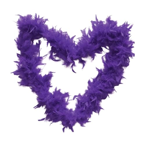 Federboa, Mehrfarbige Künstliche Federboa, Feather Boas Dekorieren Kostümzubehör, 2 Meter Lange Federboa Für Frauen, Kostüme Für Junggesellinnenabschiede, Karneval, Mottoparty von Yuemeuy