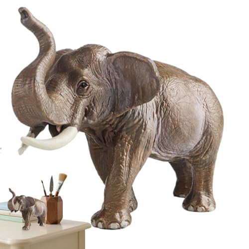 Yuemeuy Elefanten Statue, Elefant Modell Lernspielzeug, Naturalistische Skulptur Dekoration Lernspielzeug Für Wohnzimmer Schlafzimmer Garten & Terrasse Yuemeuy Elefanten Statue, Elefant Modell Lernspielzeug, Naturalistische Skulptur Dekoration Lernspielzeug Für Wohnzimmer Schlafzimmer Garten & Terrasse von Yuemeuy