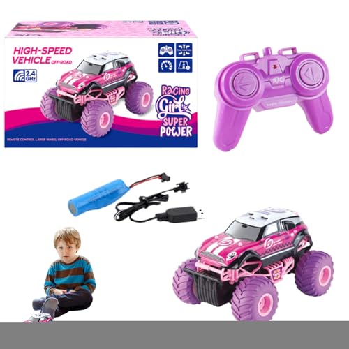 Yuemeuy Fernsteuerungsauto, Fernbedienbares Geländefahrzeug, 2.4 Ghz Geländegängiger Crawler Truck Spielzeug Für Kinder Mädchen Ab 5 Jahren Zum Geburtstag Oder Fest von Yuemeuy