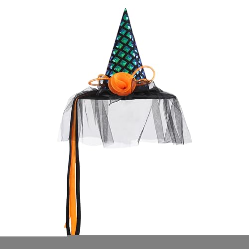 Yuemeuy Hexenhut Für Halloween Kostüm | Halloween Hexenhut Kostüm - Kostümzubehör Kopfschmuck Verkleidung Für Erwachsene Und Kinder Yuemeuy Hexenhut Für Halloween Kostüm | Halloween Hexenhut Kostüm - Kostümzubehör Kopfschmuck Verkleidung Für Erwachsene Und Kinder von Yuemeuy