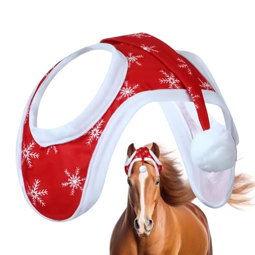 Yuemeuy Weihnachtshut | hut | Atmungsaktiv Mit Schneeflocken Design Für Festtage Outdoor Feste Hofdekoration von Yuemeuy