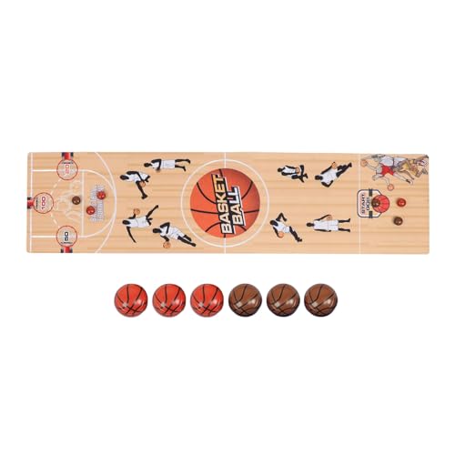 Tisch-Curling-Bälle-Spiel, pädagogisch, interaktiv, lustige Basketball-Version mit 6 Bällen, Schreibtisch-Curling-Brettspiel für Partys im Innenbereich Tisch-Curling-Bälle-Spiel, pädagogisch, interaktiv, lustige Basketball-Version mit 6 Bällen, Schreibtisch-Curling-Brettspiel für Partys im Innenbereich von Yuezhongoo