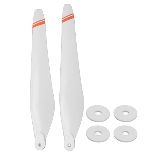 Yuezhongoo 2PCS Landwirtschaft Drone Propeller Kunststoff 3411 Faltbare Propeller Klingen Ersatzteil Ersatz für X9 Motor Weiß (CCW) von Yuezhongoo
