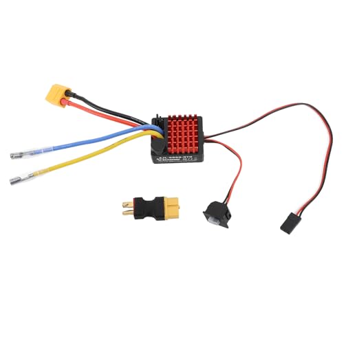 Yuezhongoo Contrôleur de Vitesse électrique de Voiture RC en Plastique ESC brossé et alliage d'aluminium Avec Prise XT60 Yuezhongoo Contrôleur de Vitesse électrique de Voiture RC en Plastique ESC brossé et alliage d'aluminium Avec Prise XT60 von Yuezhongoo