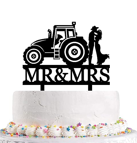 Bauernhof Hochzeitstorte Topper Traktor Hochzeit Braut und Bräutigam Topper Landhochzeit Mr and Mrs Cake Topper Farmer Southern Style Hochzeit Kuchen Topper Cowboy Hochzeit Farmer Cake Topper Bauernhof Hochzeitstorte Topper Traktor Hochzeit Braut und Bräutigam Topper Landhochzeit Mr and Mrs Cake Topper Farmer Southern Style Hochzeit Kuchen Topper Cowboy Hochzeit Farmer Cake Topper von Yuezoloz
