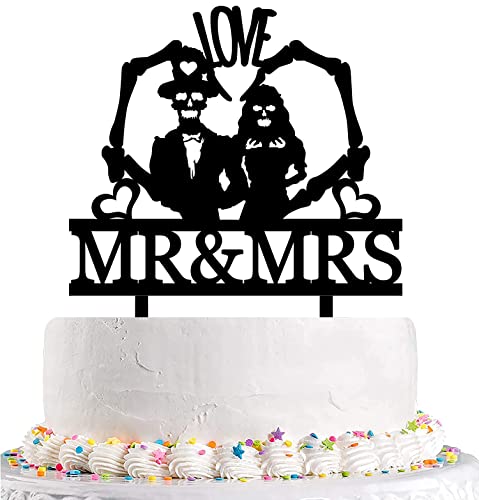 Tortenaufsatz für Hochzeitstorten mit Aufschrift "Death Can't Separate Us Partate", "Death Can't Break Our Love", "The Bride and Groom", Skelett-Paar-Tortenaufsatz, lustiger Hochzeitstortenaufsatz Tortenaufsatz für Hochzeitstorten mit Aufschrift "Death Can't Separate Us Partate", "Death Can't Break Our Love", "The Bride and Groom", Skelett-Paar-Tortenaufsatz, lustiger Hochzeitstortenaufsatz von Yuezoloz
