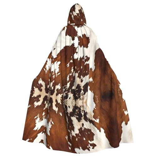 Yugtaee Roter und weißer Kapuzenumhang aus Rindsleder, bedruckt, Halloween, Erwachsene, für Rollenspiele, Bühnenkostüme, Partys, pflegeleicht Yugtaee Roter und weißer Kapuzenumhang aus Rindsleder, bedruckt, Halloween, Erwachsene, für Rollenspiele, Bühnenkostüme, Partys, pflegeleicht von Yugtaee